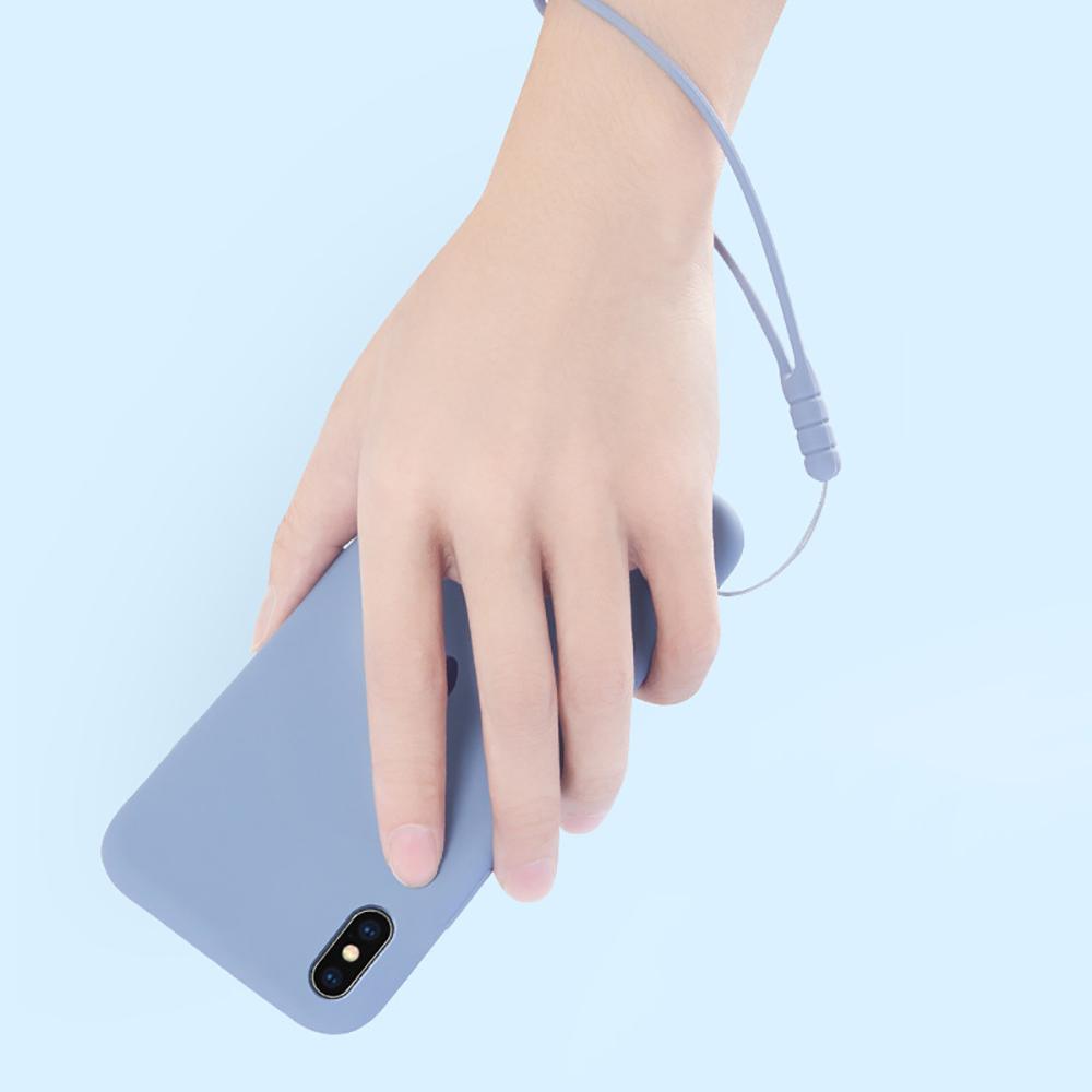 Silicone Phone Wrist Strap Solid Color Short Lanyard Anti-lost Hand Wrist Band For Mobile Phone Case Key USB Flash Drive Earbuds Accessory