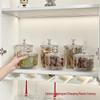 Silver Bear Airtight Food Storage Jars - Moisture-Proof for Kitchen Grains & Dried Goods