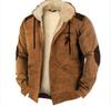 Autumn/Winter Retro Arctic Velvet Hooded Men's Sweatshirt