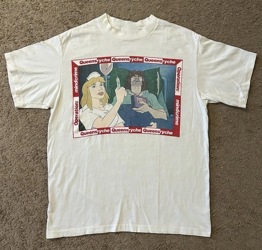New Queensryche Band Rock Music White S to 6XL Tee Shirt CK213 Unisex T-Shirt XXXL