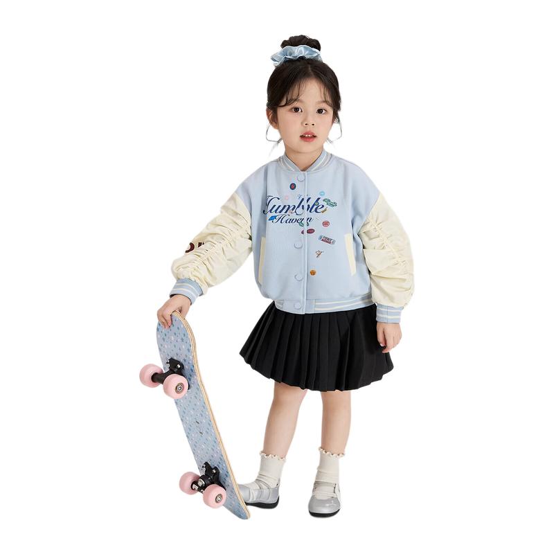 LUSON Kids Fashion Baseball Jacket 120 синий