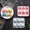 6 Grids Turtle Shaped Silicone Mold Cartoon Tortoise Chocolate Mold Candy Pudding Ice Tray Handmade Soap Cake Mold