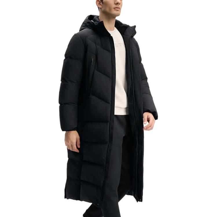 FILA Fitness Down Jacket Men's Pitch Black A11M441908FBK