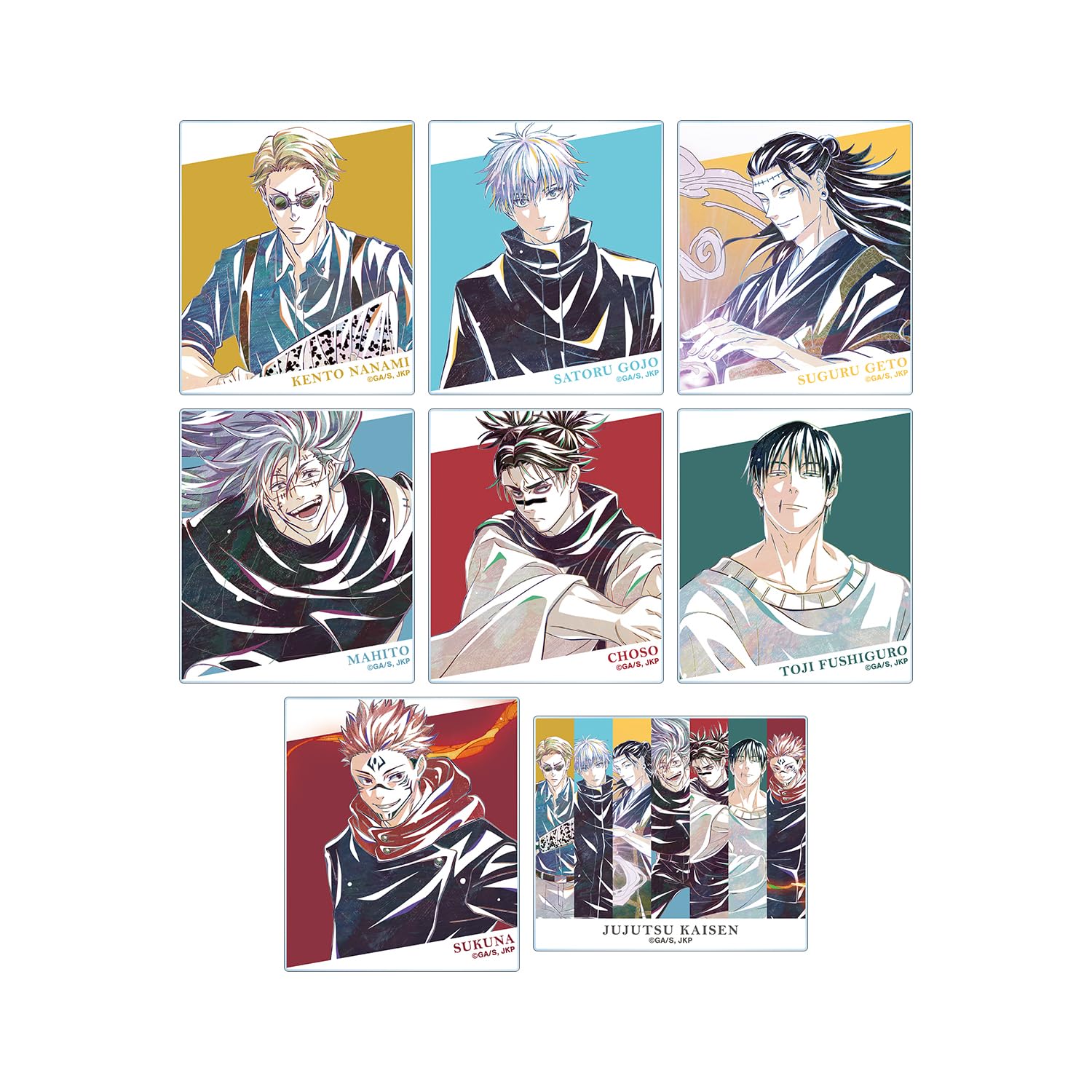 

ТВ Аниме Торговый Ани Арт 7-й Акриловый Бокс для Карт Магическая битва вер.B 8 штук