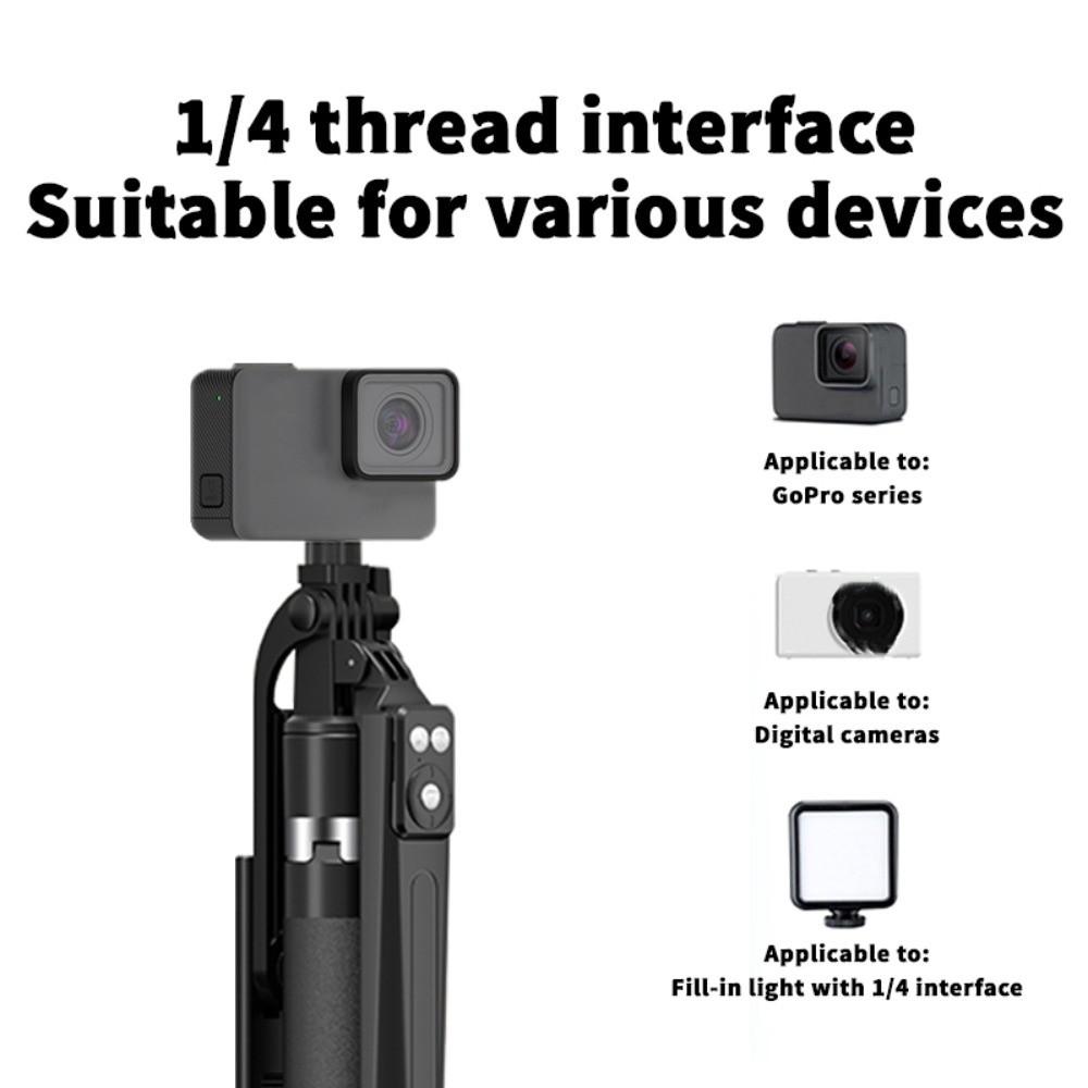 With LED Lamp Bluetooth Selfie Stick Tripod Selfie Stick Stand  Phone Accessories