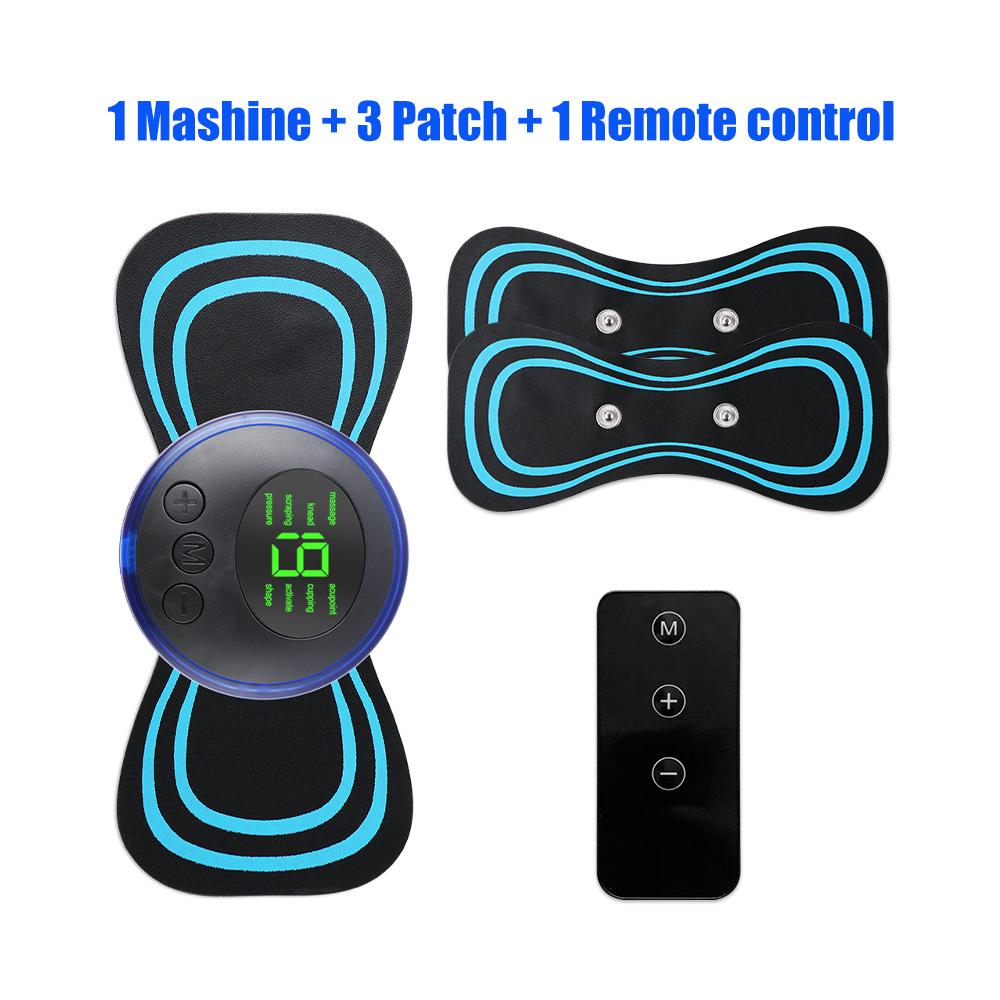Portable EMS Neck Massager 8 Modes Mini Shoulder Cervical Massage Pain Relief Muscle Stimulator Relaxation