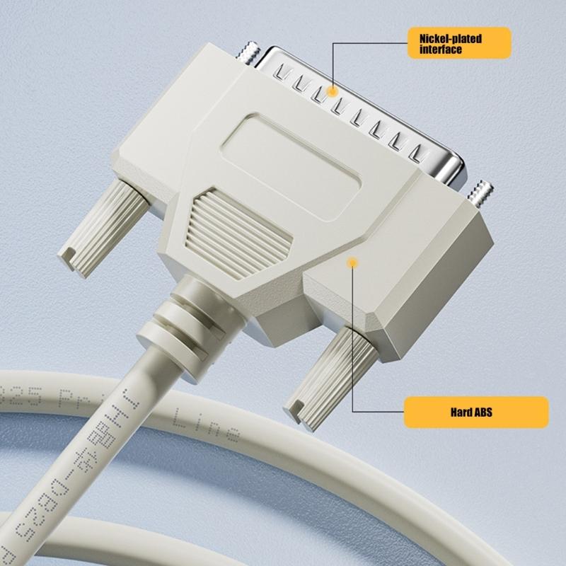 Fast Speed DB25 Parallel Printer Cable 25Pin Male Female Connectors For Vintages LPT Port Equipment