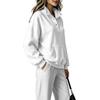 Women's Color Stand Collar Button Up Sweatshirt Fashion Casual Long Sleeve Top