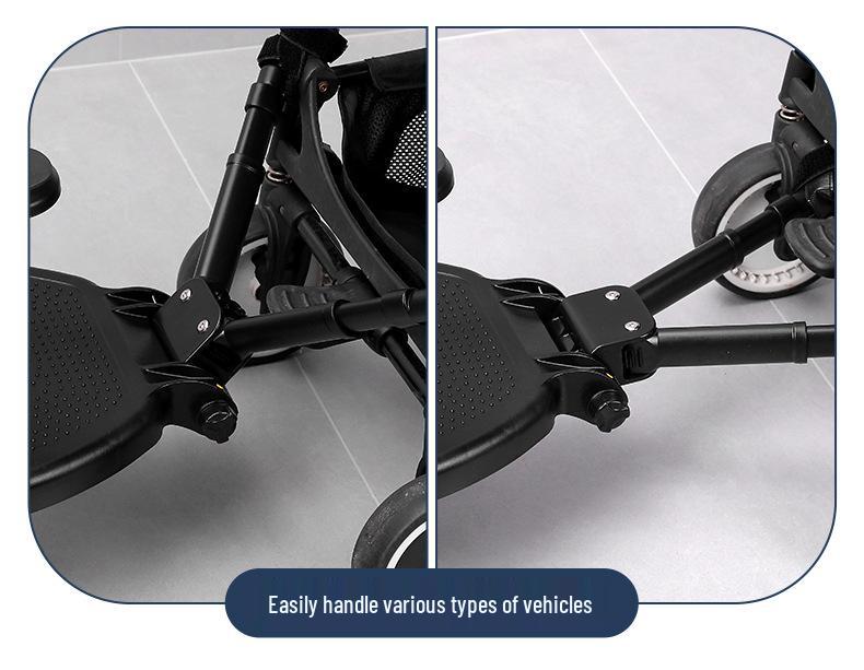 Stroller Add-On: Child Standing Board & Auxiliary Seat for Second Kid