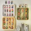 Wall Mounted Multi Style Blind Box Storage Rack Magnetic Suction Bubble Mart Figurine Display Cabinet Dustproof Doll Storage Box