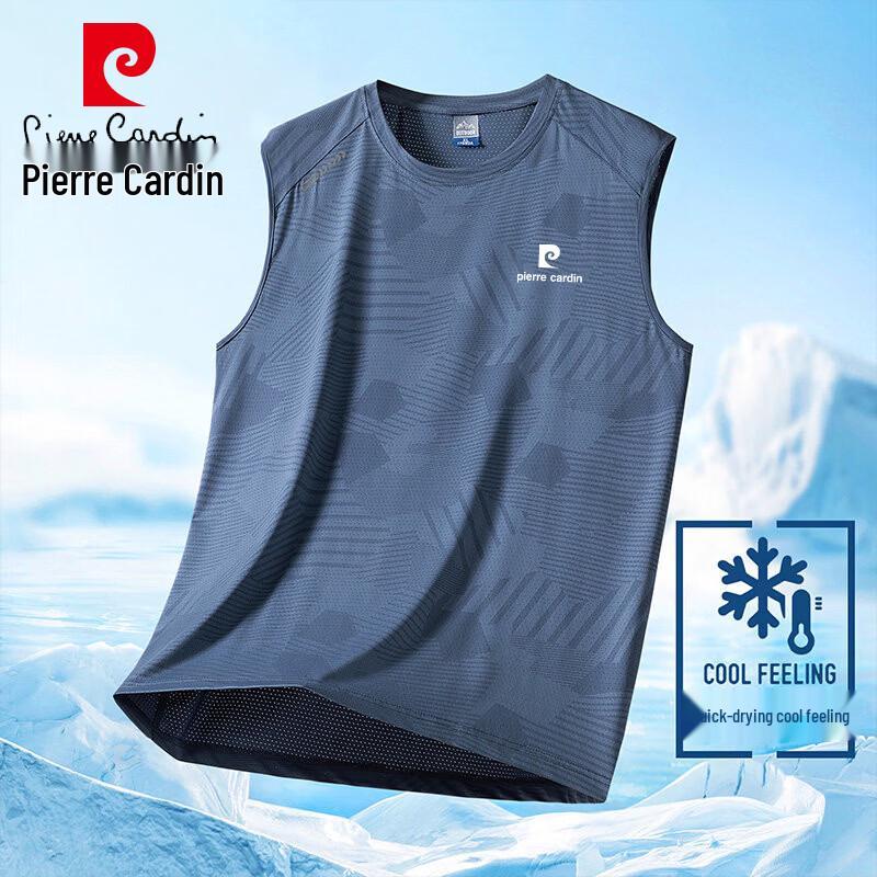 Pierre Cardin Men s Summer Quick-Dry Breathable Round Neck Vest XL