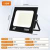 200W LED Floodlight Spotlight Outdoor IP66 Waterproof Courtyard Light Porch Garden Garage Street Indoor Outdoor Lighting AC220V