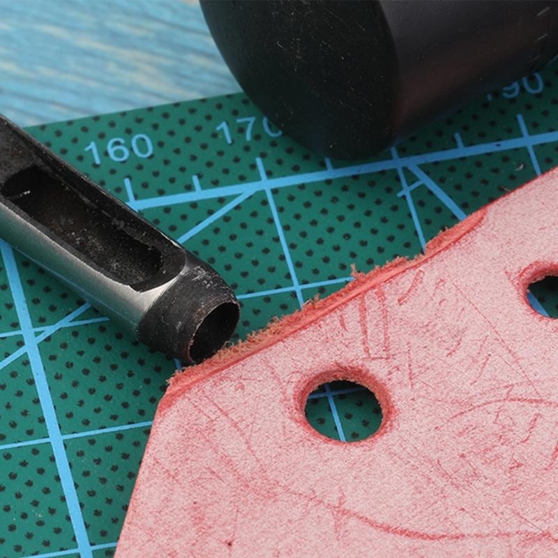 Hohler Lederlochstanzer Werkzeug Schwerlastlegierung Rundlochstanzer Werkzeug