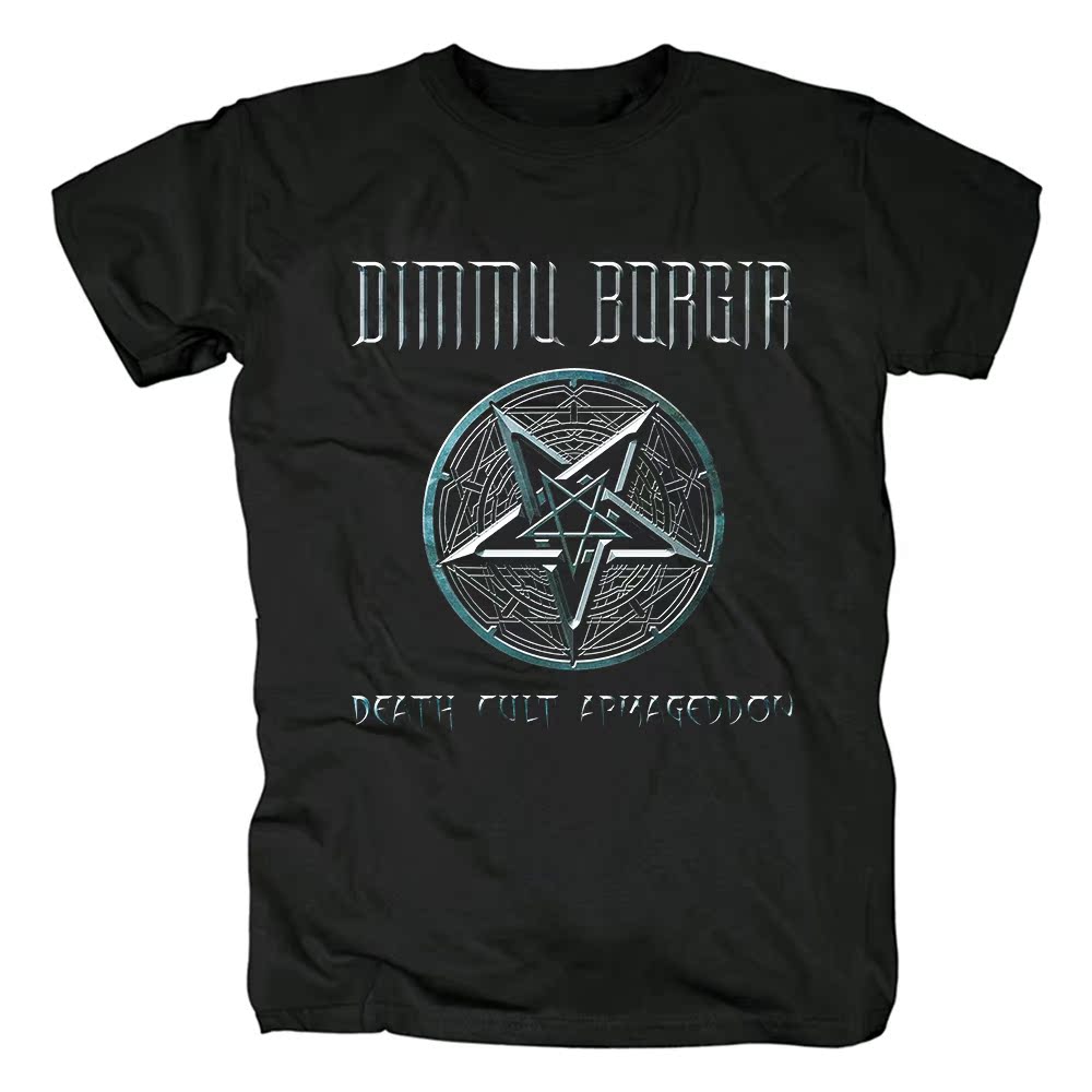 Dimmu Borgir Dark Castle Symphonic Metal Rock T-Shirt Men's and Women's Cotton Loose Crew Neck Short Sleeves