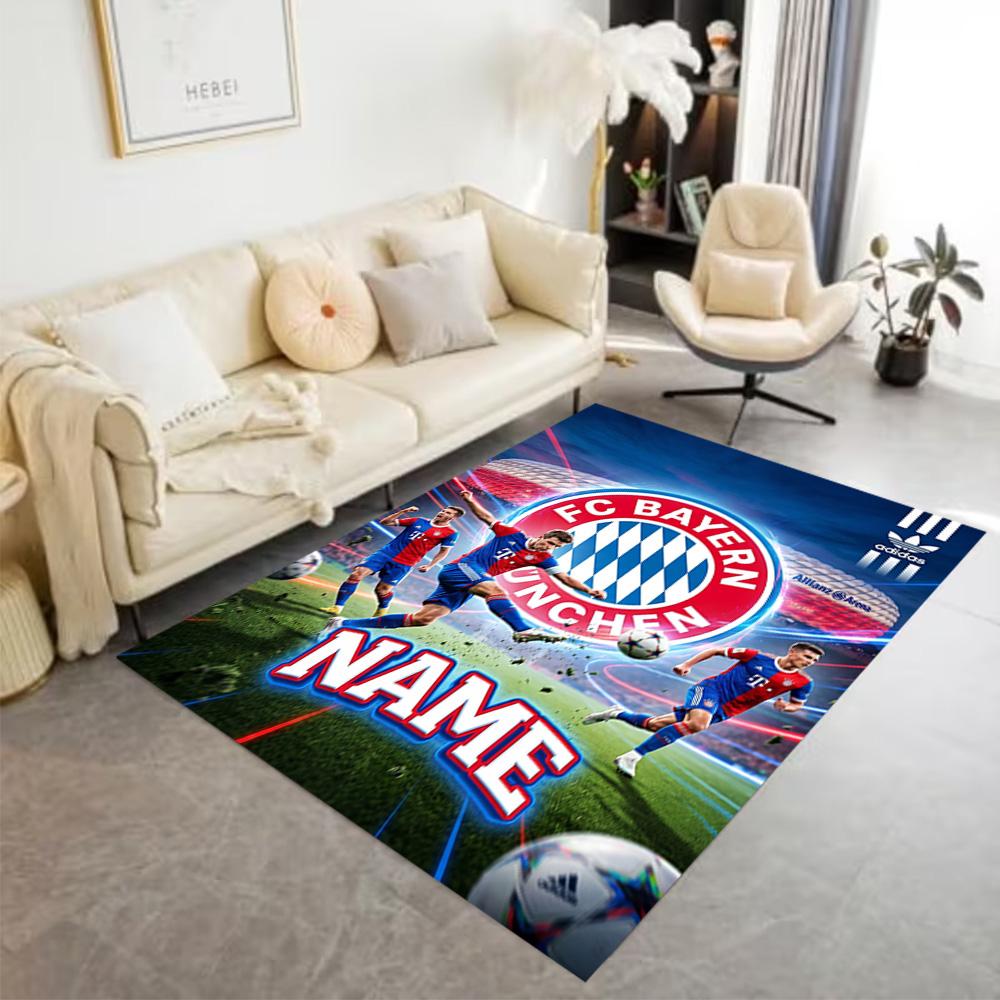 Bayern Munich Poster Area Rug Suitable for Hallway Kitchen Entryway Playrooms Antislip Carpet Anime Office Decor Perfect Gift for Friends & Family
