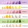 Make-up-Schwamm in verschiedenen Größen, für den trockenen und nassen Gebrauch, Kosmetik-Quastenschwamm, Foundation, Puder, Rouge, Beauty-Tools mit Aufbewahrungsbox