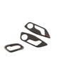 For BYD Han Ev Dm   Car Accessories Carbon Fiber Style Interior Inner Seat Adjustment Switch Knob Button Cover Trim