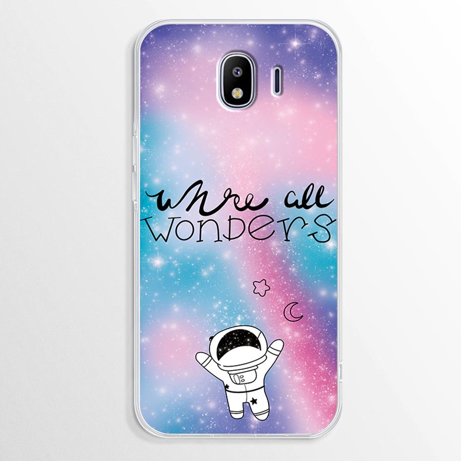Marble Case For Samsung Galaxy J4 2018 Case J400 J400F Soft TPU Cover For Samsung Galaxy J4 Plus J 4 J4+ Case J415F Fundas Cover