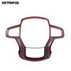For Chevrolet Blazer      Carbon Fiber Steering Wheel Cover Molding Trim Sticker Accessories Car Styling