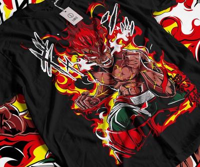 Might Guy T-Shirt Naruto Sasuke Anime Manga Unisex Shirt Weiches T-Shirt Alle Größen
