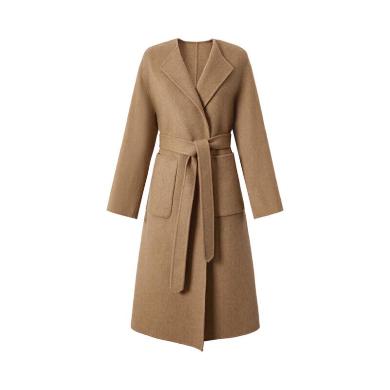 Jiu Zi Anna Kou Women's Belted Double-Faced Wool Long Coat