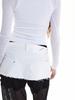 Holpeipeo Layered Denim Wrap Skirt (White)