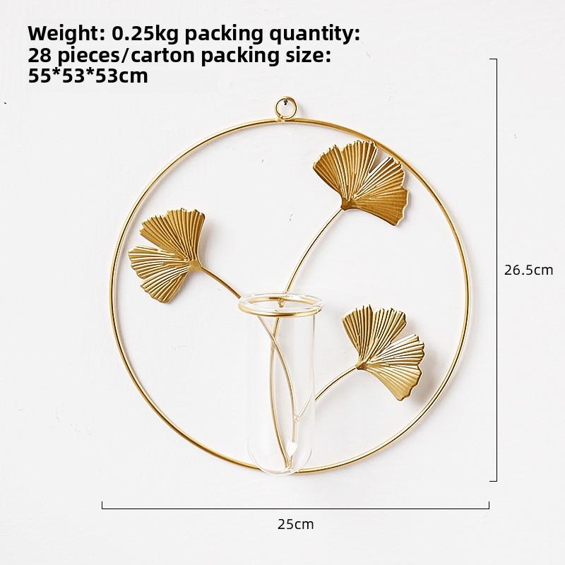 

Creative Home High Quality Living Room Wall Decoration Premium Feeling Hydroponic Flower Vessel orbicular золотой