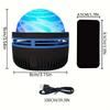 1PC LED Galaxy Projector Light Colorful Galaxy Sky Projector Bedroom Night Light Kids Room Decoration Party Decoration