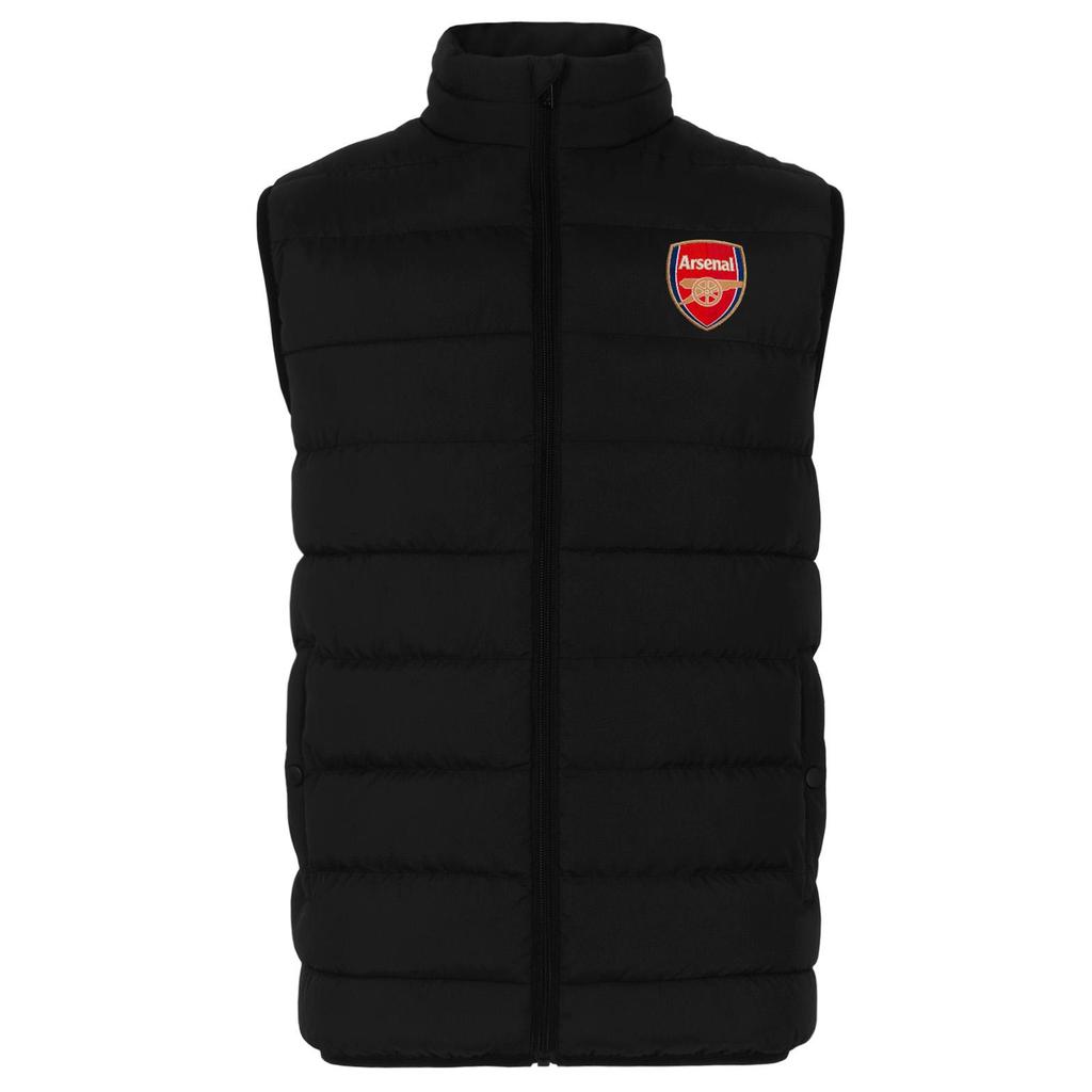 Arsenal FC Mens Quilted Padded Gilet