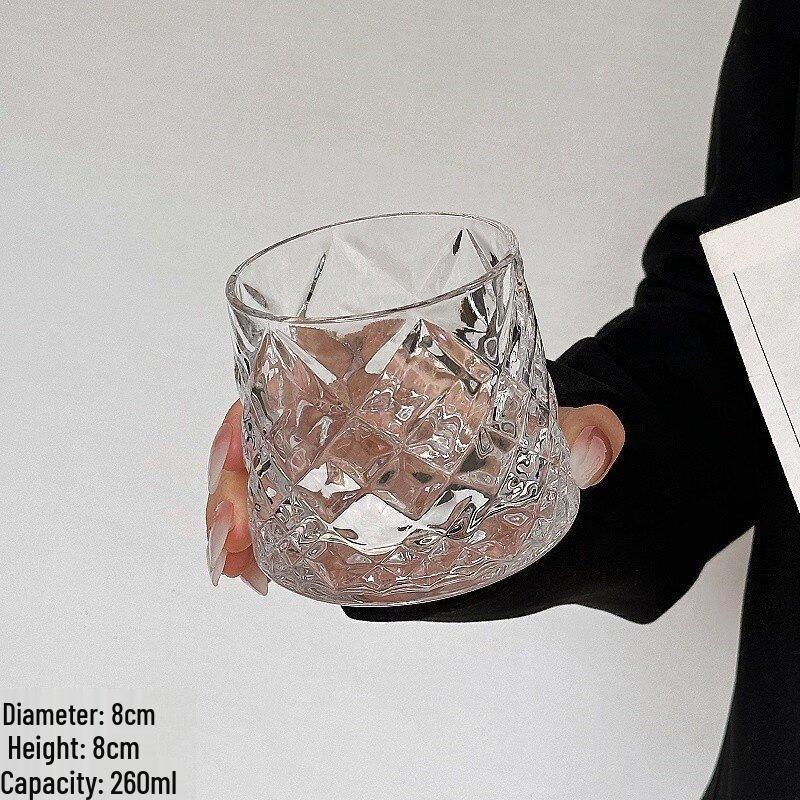 Retro Ins Style Glass Coffee & Beverage Cup