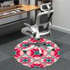 1 Stück Blumenmuster Stuhlteppich für das Büro - Langlebig, Ideal für Stuhlunterlagen, Stilvoller & Funktionaler Dekorativer Teppich yy260130084