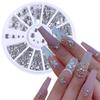 Mixed Color Nail Art Glitter Rhinestone Crystal Gems Jewelry Bead Manicure Decoration Accessories Nail Supplies For Professional