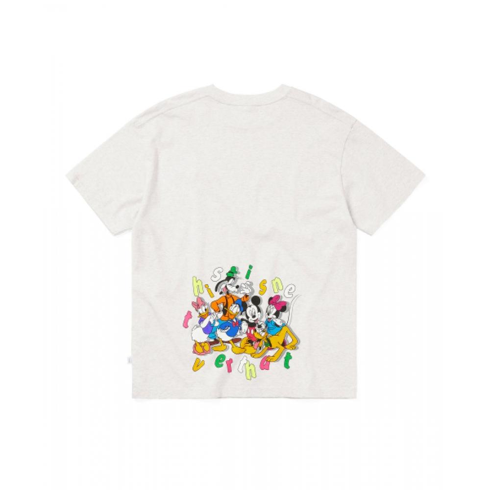 Thisisneverthat Tnt Mickey Friends Tee Light Heather Grey M