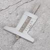 Stainless Steel Taper 0 50mm Tyre Veins Tread Depth Gauge Caliper