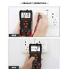 MUFASHA TRUE RMS Multimeter AC/DC Flashlight Digital 6000 COUNTS NCV Smart Multimeter High Precision Multimeter