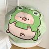 1PC Frog Pig Umbrella-8-Rib Reinforced, Automatic Open, Lightweight & Durable, Cute Fashion Accessory for Outdoor-Y0358