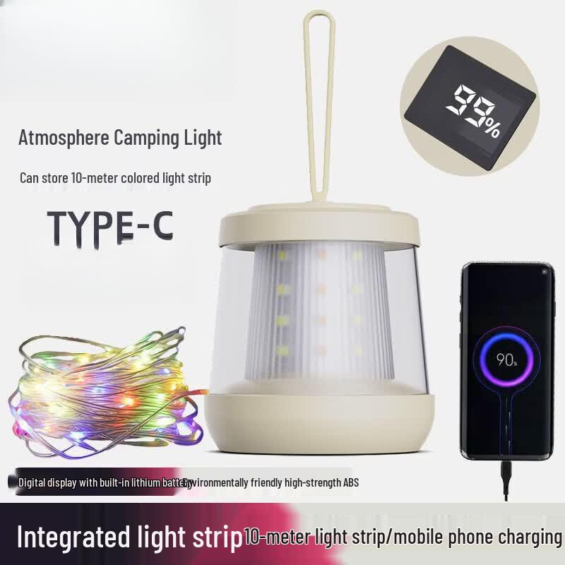 Lishi Outdoor Colorful Camping String Lights