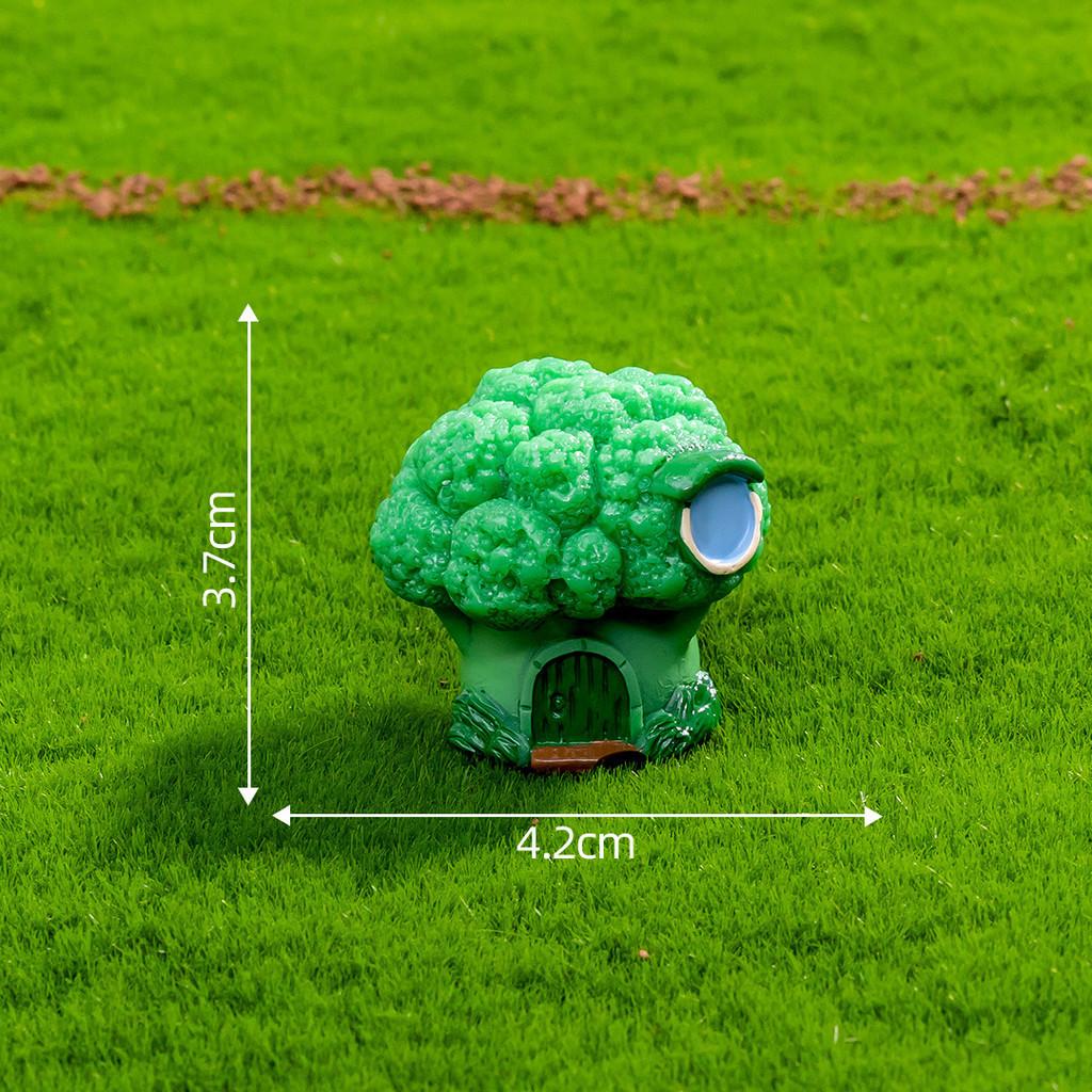 Adorable Resin Vegetable Fruit House Miniatures For Diy Garden Decor And Terrariums