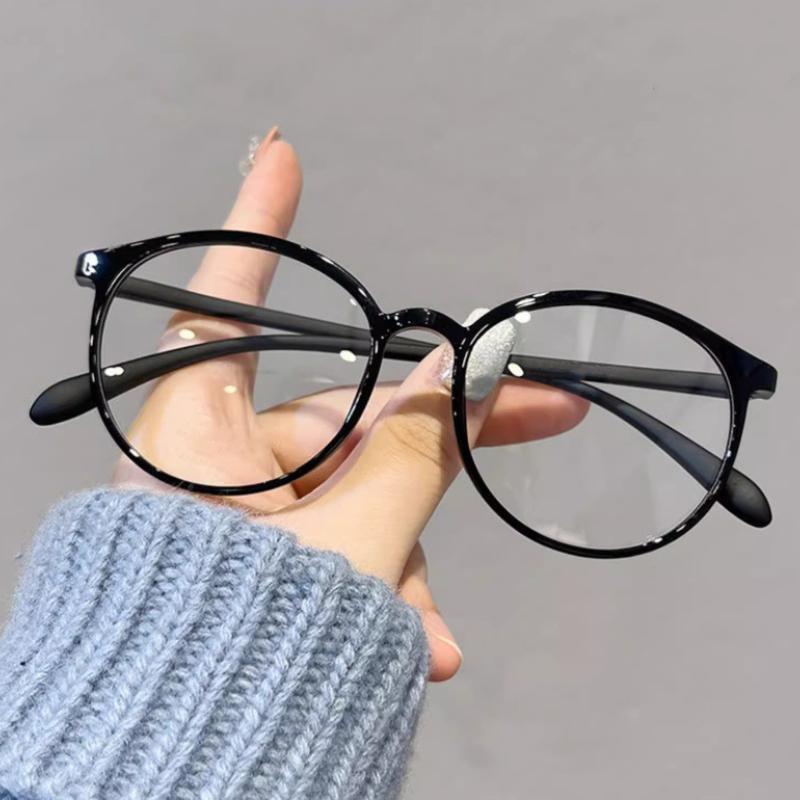 New Round Reading Glasses Women Computer Plastic Near Sight Myopia Eyeglasses Unisex Fashion Clear Lens Eyewear Diopter 0 To-4.5
