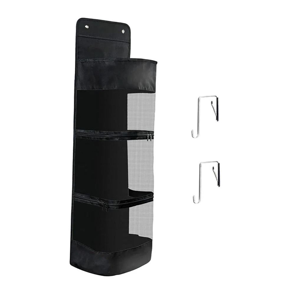 Door Rear Ball Storage Container Metal Hooks Football Storage Basket Volleyball Baseball