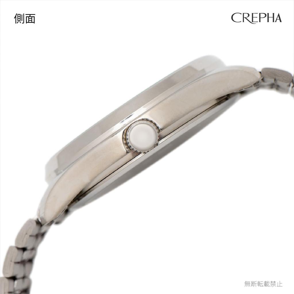 [Clefer] Analog Men's Watch Waterproof Metal Band Silver TE-AM245-WTS