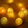 Cotton thread ball colorful light string LED stall camping atmosphere romantic proposal confession room decoration lights