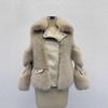 Winter New Women's Imitation Fox Hair Padded Casual Coat Loose High Quality Imitation Coat