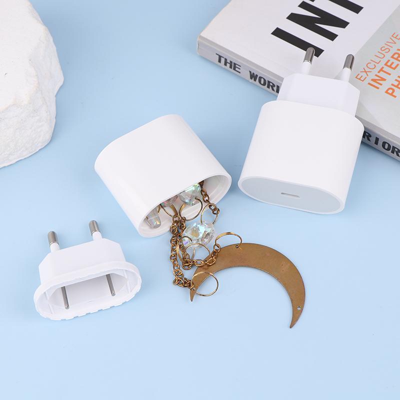 Money Safe Box Key Cash Hidden Storage Creative Fake Charger Pill Case Box Container Hiding Spot Prevent Robbers