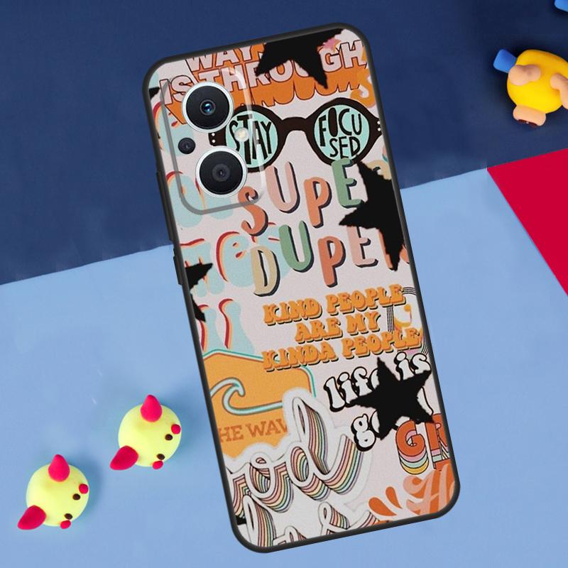 Summer Aesthetic Collage For OPPO Reno 7 8 Lite 8T 10 11 12 13 14 Pro 11F 12F 13F 14F OPPO Find X8 X5 X6 X9 Pro Case
