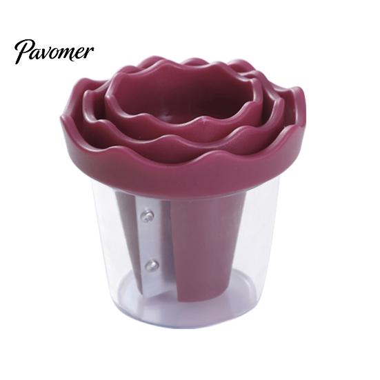 Salad Presentation Tool Spiral Vegetable Curler, Stainless Steel Blade Handheld Twister, Creative Kitchen for Rotatable Fruit Cutter Carrots Cucumbers