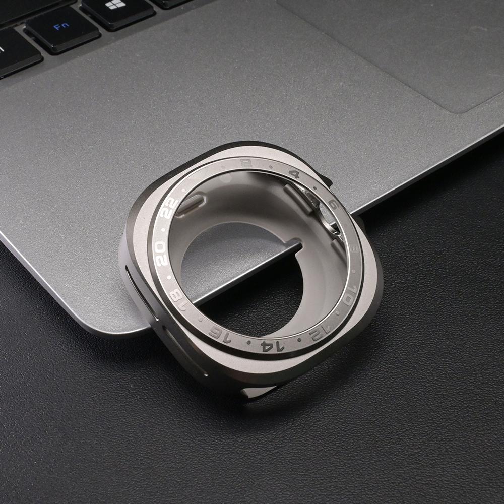 Metal Case Cover for Samsung Galaxy Watch Ultra 2025 Hard Frame Screen Protector Case for Samsung Galaxy Watch Ultra 2024 47mm