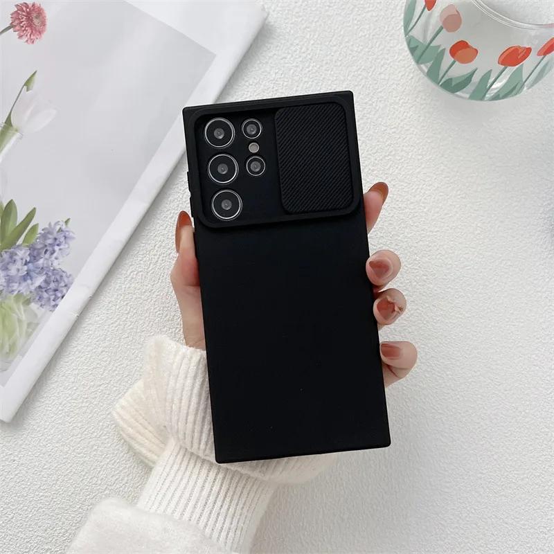 Slide Camera Protection Case for Samsung S25 A16 A06 S24 S23 S22 S21 Ultra Plus FE A34 A24 A14 A54 A73 A53 A33 A55 A35 A15 Cover