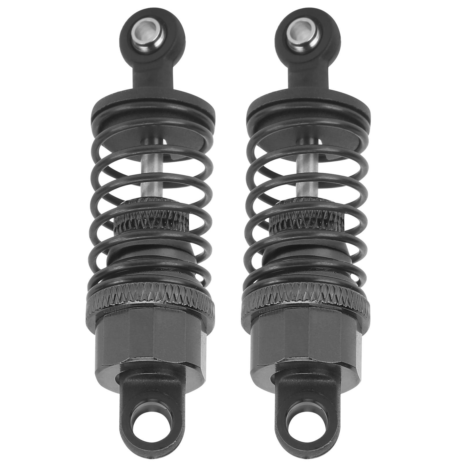 

2 Pcs Adjustable 65mm RC Metal Shock Absorbers Damper Fit for Slash 2WD HPI TamiyaBlack чорний
