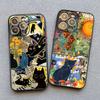 New Cute Black Cat Graphic Montage Phone Case For iPhone 17 15 16 Pro Max 14 13 12 Mini 11 Pro Max Plus XS XR X Back Covers